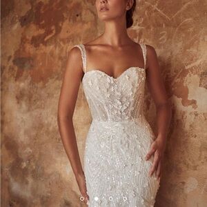 Elegant Ivory Calle Blanche Mermaid Dress